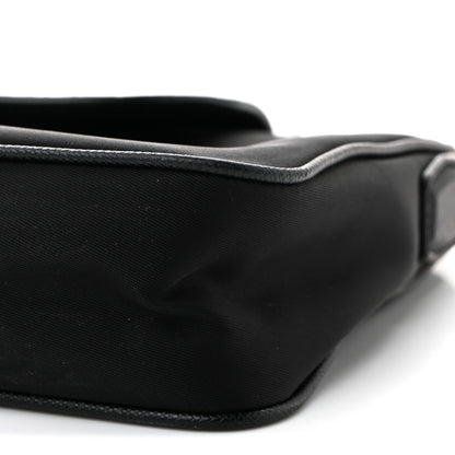 Prada Tessuto Nylon Saffiano Crossbody Bag Black 10 of 10