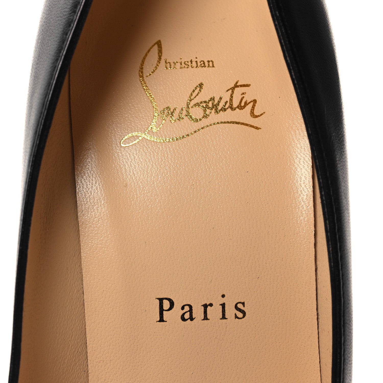 Christian Louboutin Shiny Nappa Kate 100 Pumps 37.5 Black 7 of 8