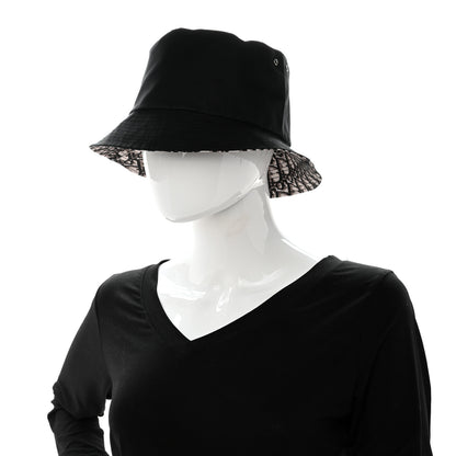 Christian Dior Oblique Reversible Teddy-D Brim Bucket Hat Black 11 of 12