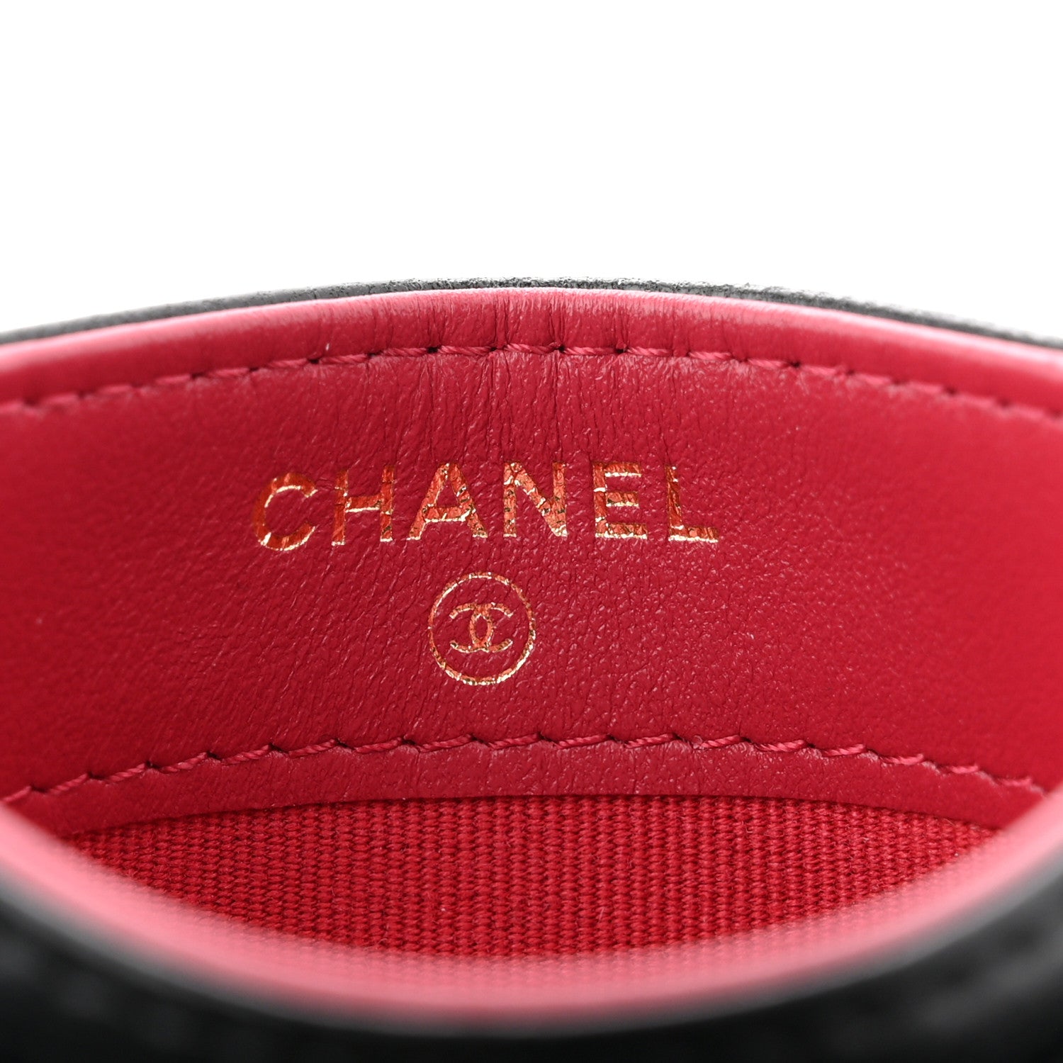 Chanel Lambskin Quilted Chanel 19 Card Holder Black 6 of 8