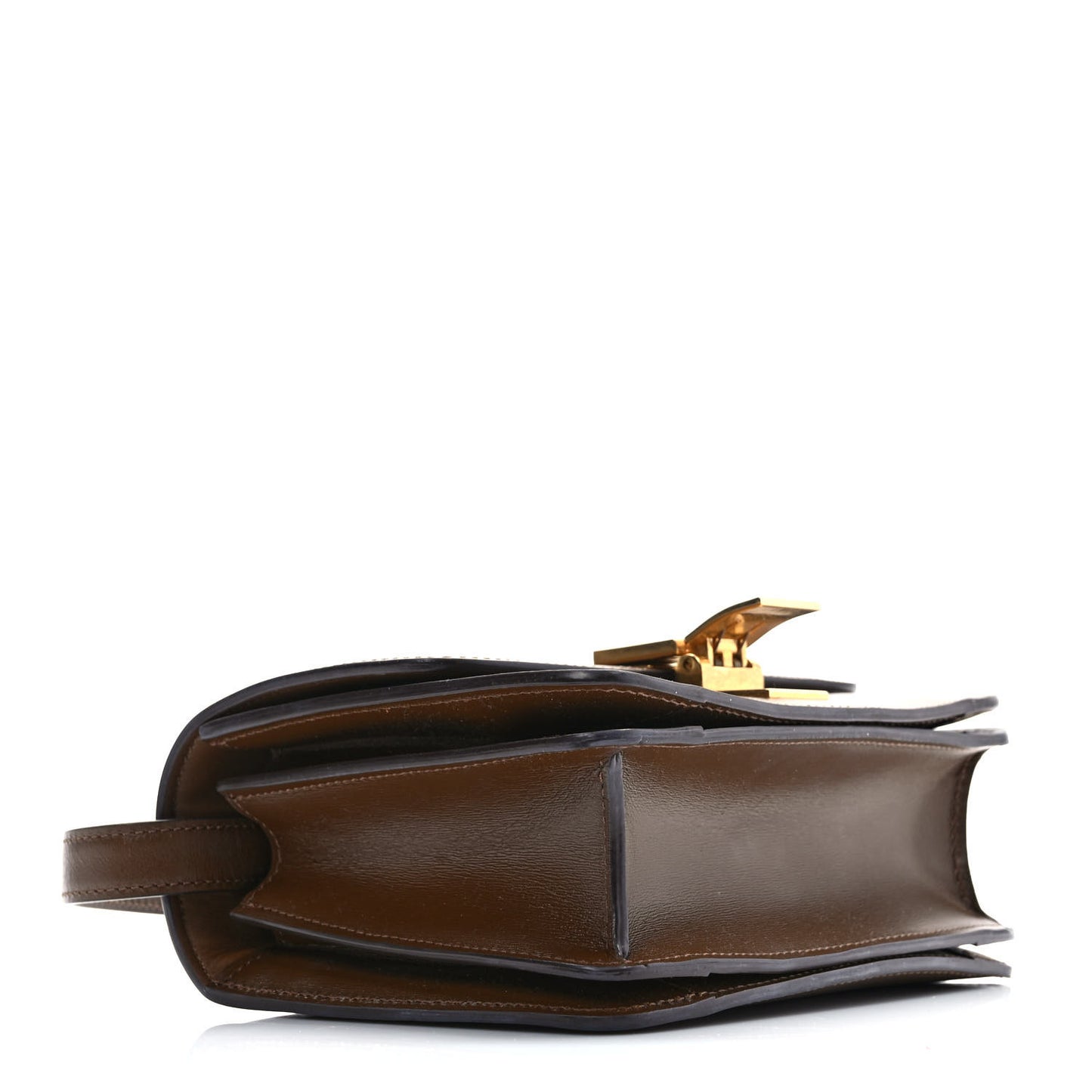 Smooth Calfskin Small Classic Box Flap Bag Camel