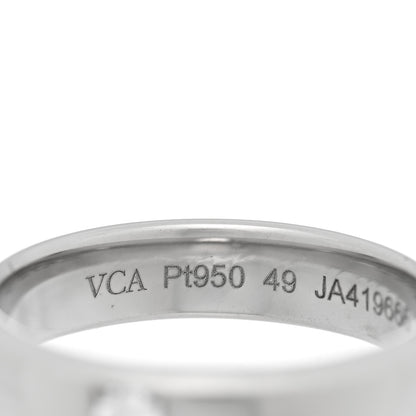 Van Cleef & Arpels Platinum Diamond Toujours Etoiles Wedding Band Ring 49 5 4 of 5