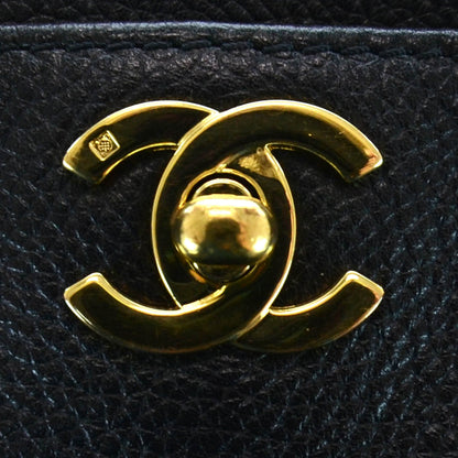Chanel Calfskin Cerf Tote Black 5 of 9