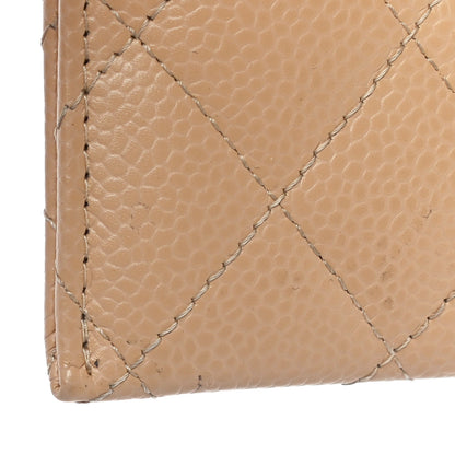 Chanel Caviar Quilted Card Holder Beige 17 of 18