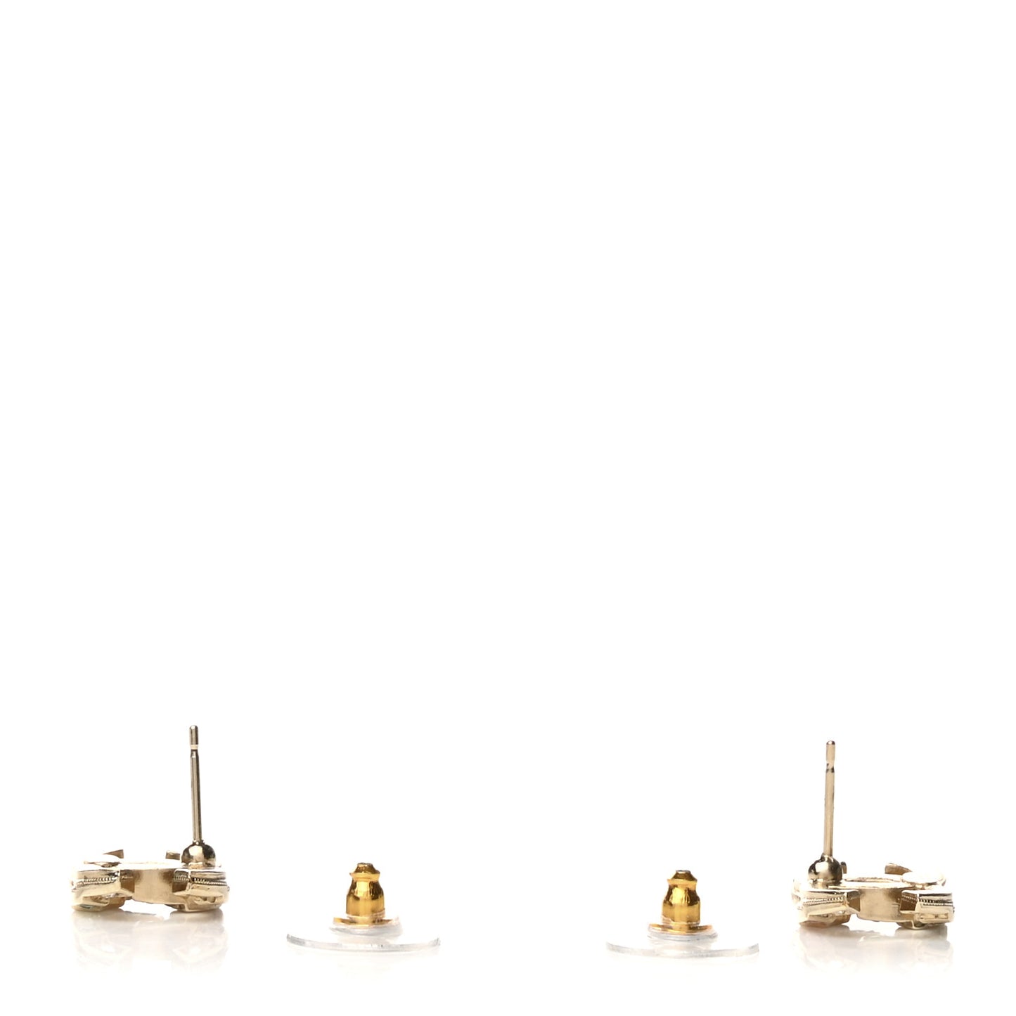 Crystal CC Earrings Gold Multicolor