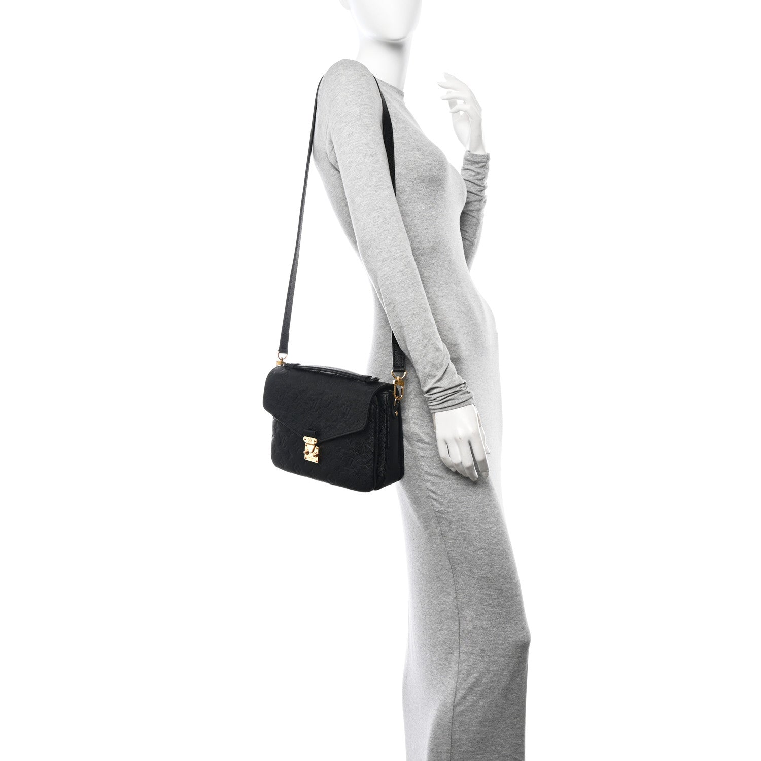 Louis Vuitton Empreinte Pochette Metis Black 2 of 11
