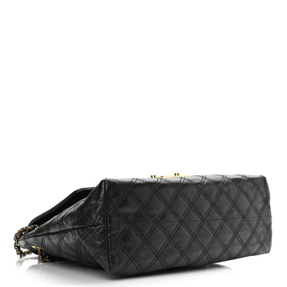 Marc Jacobs Lacquered Lambskin Baroque The Large Single Flap Black 4 of 12