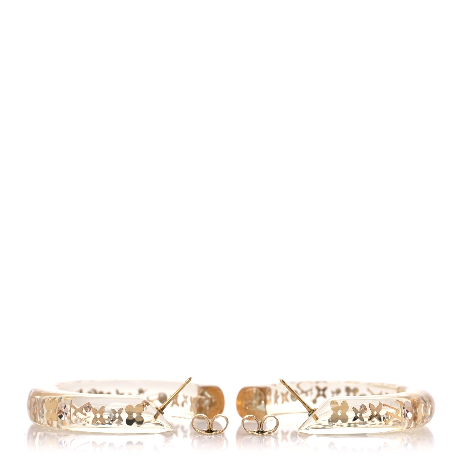 Louis Vuitton Inclusion Hoop Earrings Transparent 5 of 7