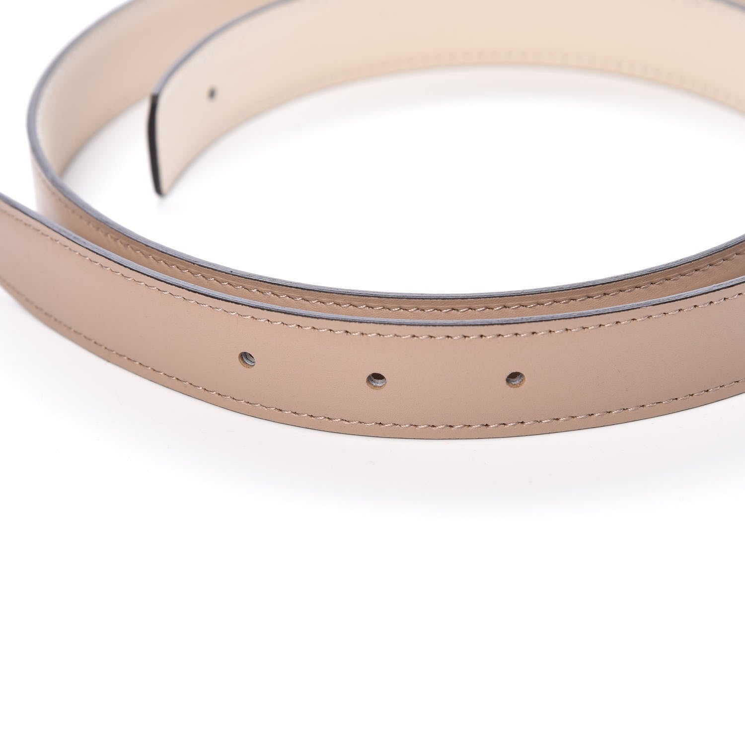Hermes Tadelakt Swift 24mm Belt Strap 90 Argile Craie 5 of 6