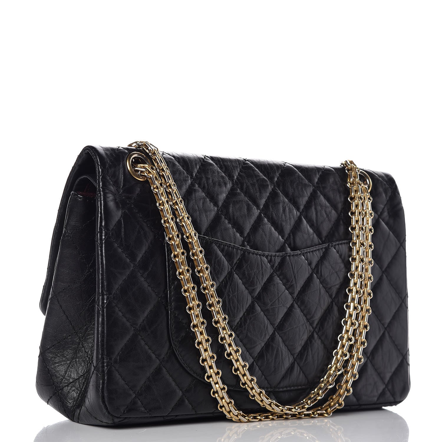 Chanel Aged Calfskin Quilted 2.55 Reissue 226 Flap Black 4 of 11