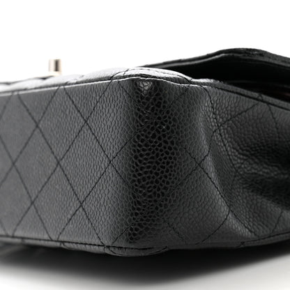 Chanel Caviar Quilted Medium Double Flap Black 10 of 12