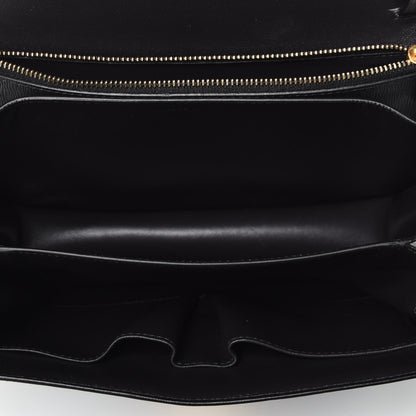 Celine Liege Calfskin Medium Classic Box Flap Bag Black 5 of 10