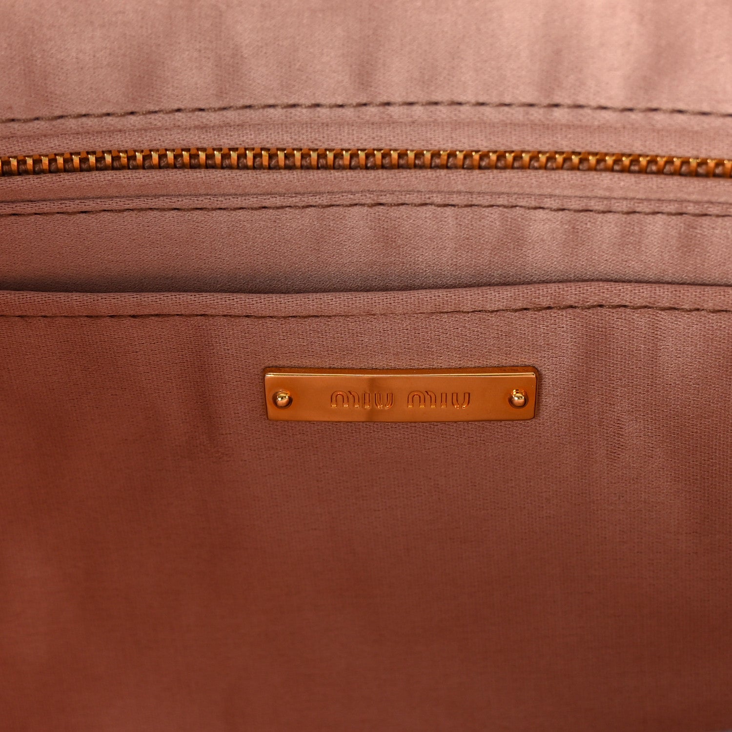 Miu Miu Nappa Matelasse Large Lux Pouch Turchese 6 of 6