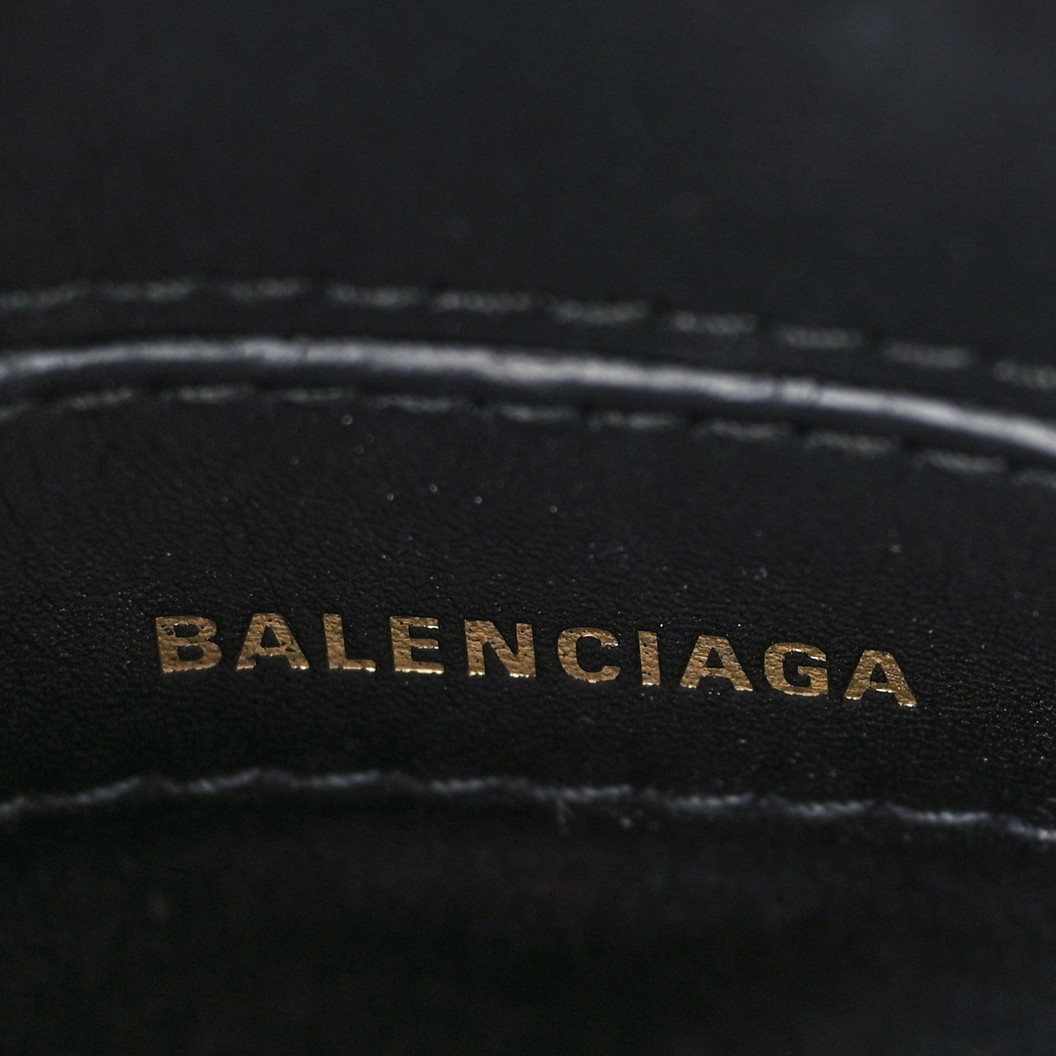 Balenciaga Nappa Calfskin Quilted XXS Ville Top Handle Bag Black 6 of 10