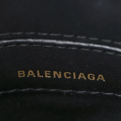 Balenciaga Nappa Calfskin Quilted XXS Ville Top Handle Bag Black 6 of 10