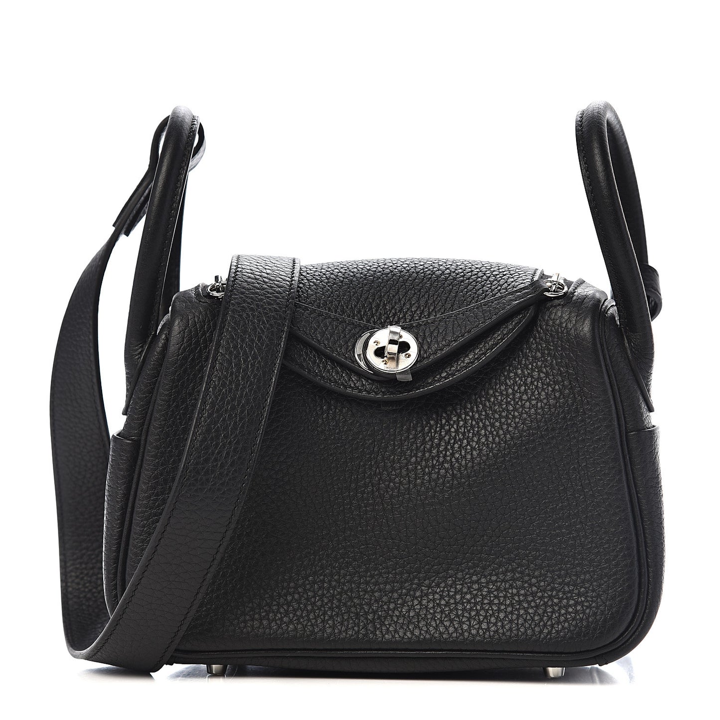 Taurillon Clemence Mini Lindy 20 Black