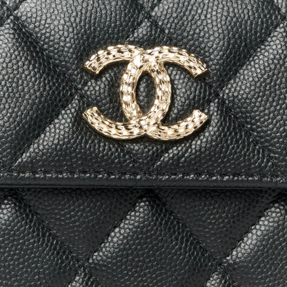 Chanel Caviar Quilted Small Flap Wallet  Black 11 of 11