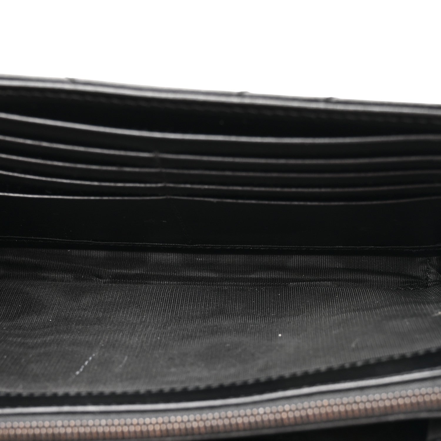 Gucci Calfskin Matelasse GG Marmont Chain Wallet Black 5 of 20