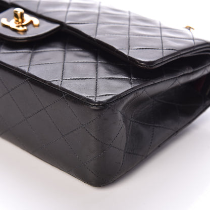 Chanel Lambskin Quilted Medium Double Flap Black 10 of 10