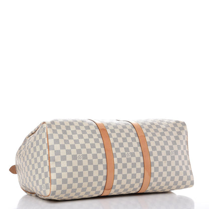 Louis Vuitton Damier Azur Keepall 50 4 of 14