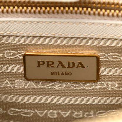 Prada Saffiano Medium Galleria Double Zip Tote Bianco 5 of 14