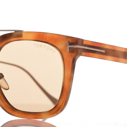 Tom Ford Alex Squared Sunglasses TF541 Blonde Havana Brown 7 of 7