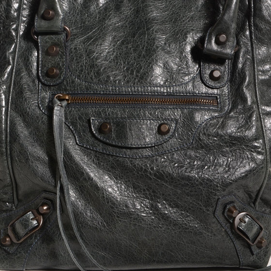 Agneau Classic Hardware S Sunday Tote Anthracite
