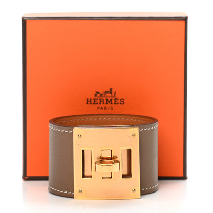 Hermes Swift Kelly Dog Bracelet T1 Etoupe 6 of 6