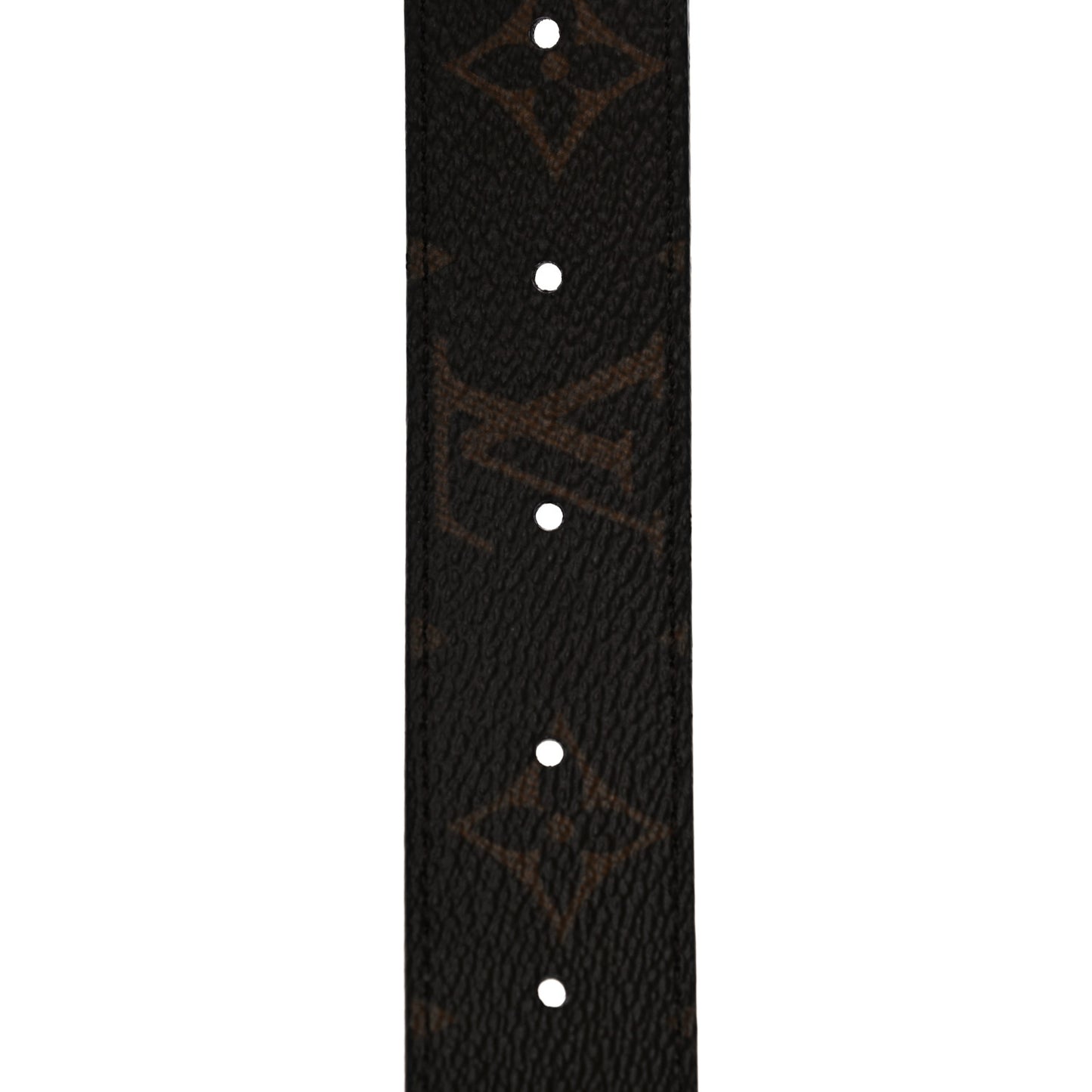 Calfskin Monogram 30mm LV Initiales Reversible Belt 80 32 Black