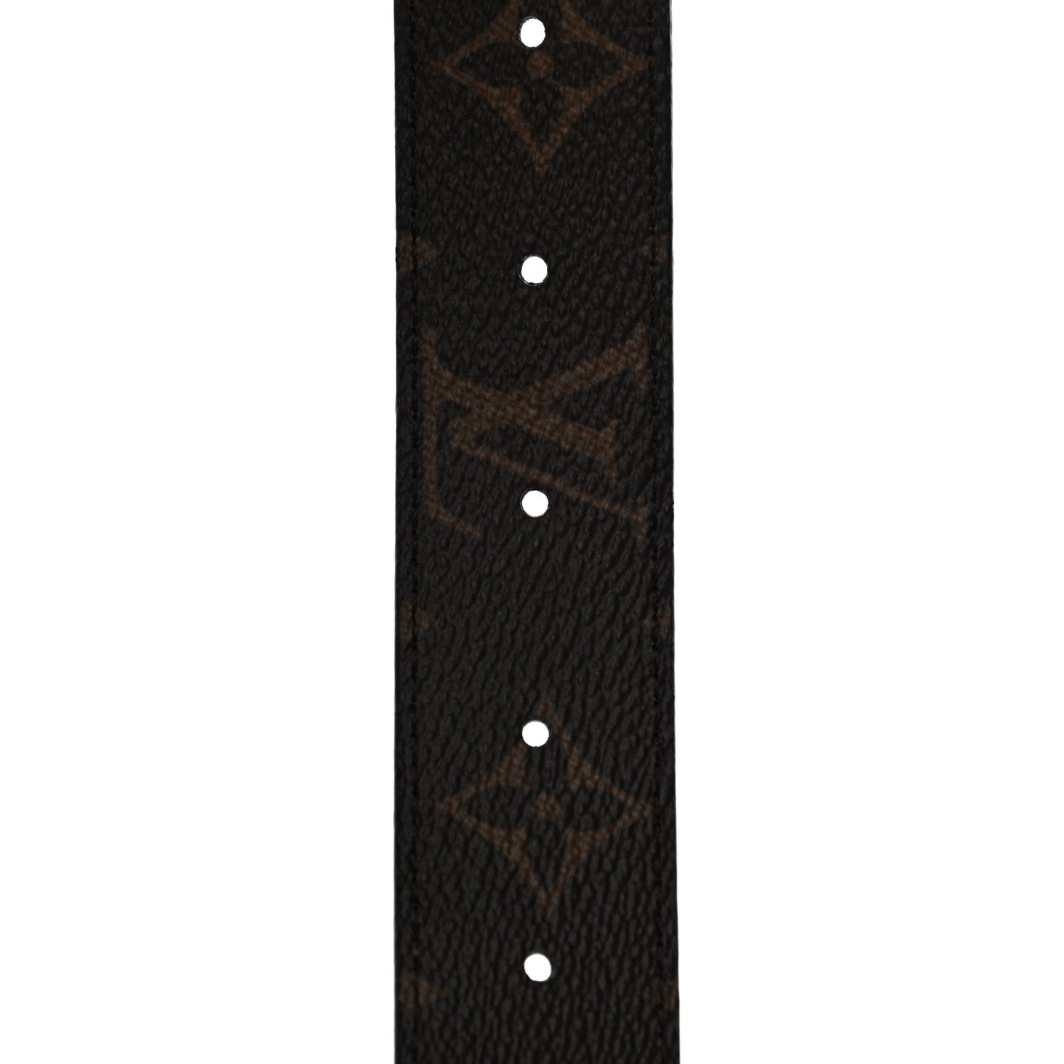 Louis Vuitton Calfskin Monogram 30mm LV Initiales Reversible Belt 80 32 Black 5 of 7