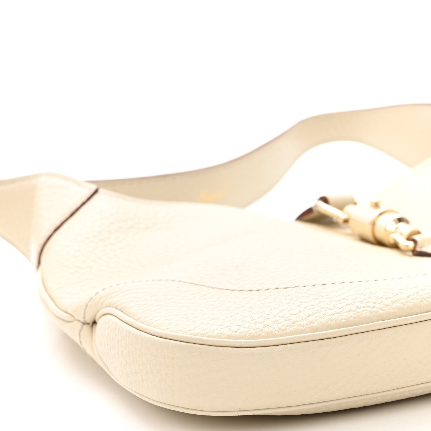 Gucci Calfskin Small Jackie O Hobo White 9 of 11