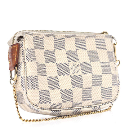 Louis Vuitton Damier Azur Mini Pochette Accessories 2 of 6