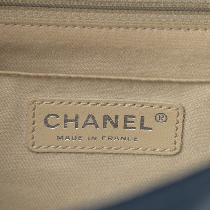 Chanel Calfskin Quilted In the Business Flap Dark Navy Blue 6 of 13