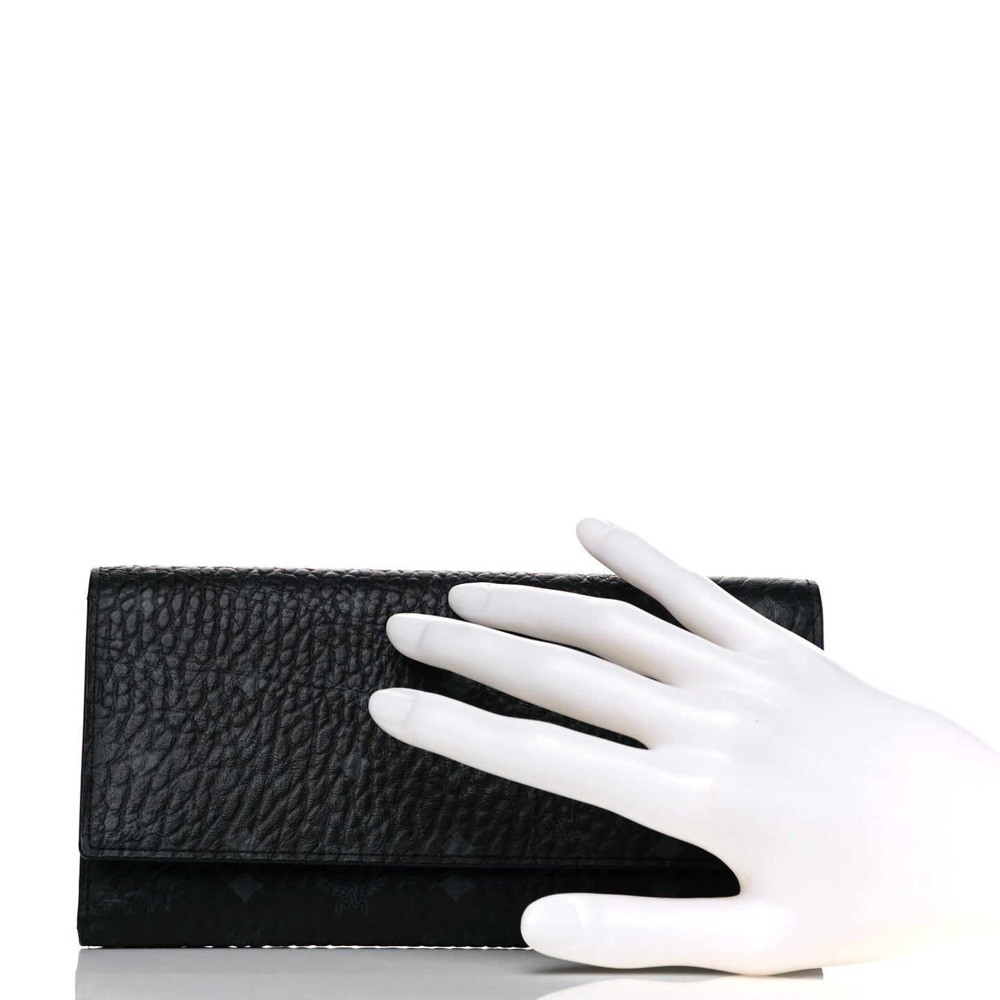 Visetos Large Tri-Fold Flap Wallet Black