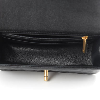 Chanel Caviar Quilted Mini Top Handle Rectangular Flap Black 5 of 11