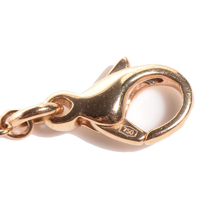 Bulgari 18K Rose Gold White Ceramic B.Zero1 Pendant Necklace 7 of 17