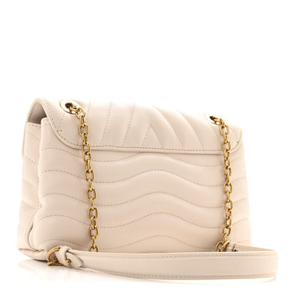 Louis Vuitton Calfskin LV New Wave Chain Bag Ivory 3 of 14