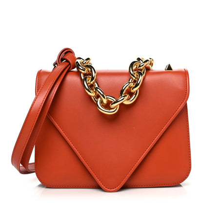 Bottega Veneta Calfskin Mount Envelope Bag Maple 1 of 12