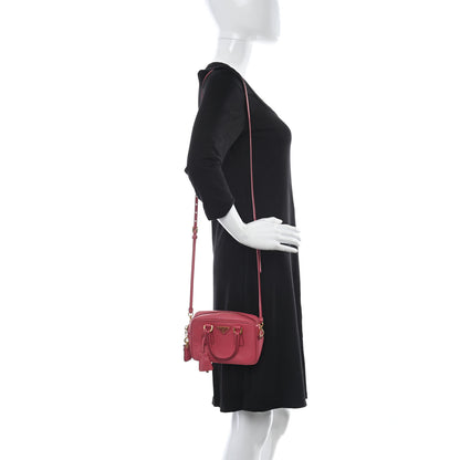 Prada Saffiano Lux Mini Top Handle Crossbody Bag Tamaris 2 of 16