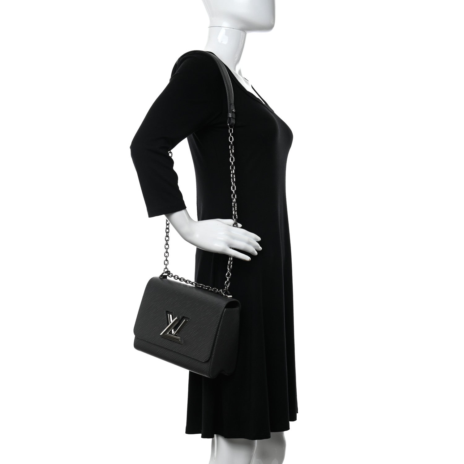 Louis Vuitton Epi Twist Shoulder Bag MM Etain 1 of 9