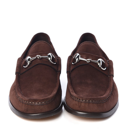 Gucci Suede Mens 1953 Horsebit Loafers 7.5 Brown 2 of 10