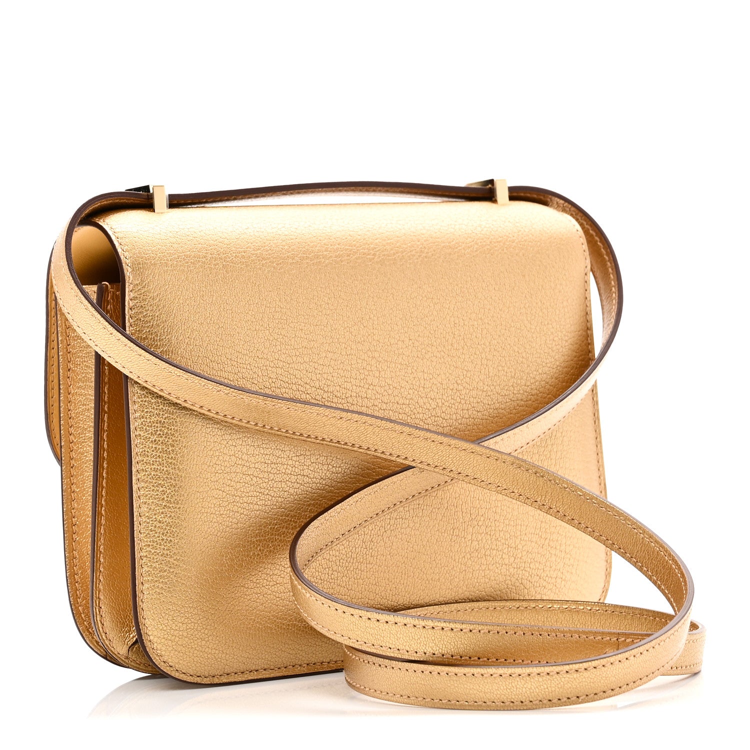 Hermes Metallic Chevre Chamkilight Constance 18 Dore 1835159