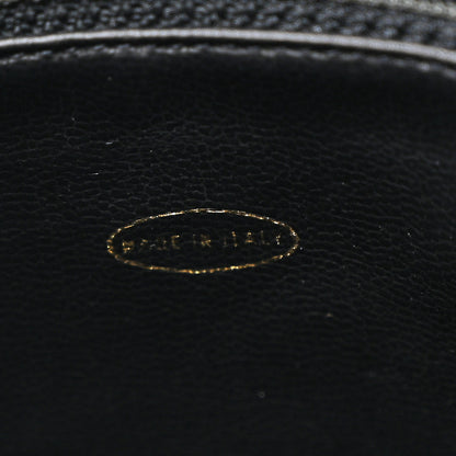 Chanel Caviar Triple CC Shoulder Bag Black 7 of 15