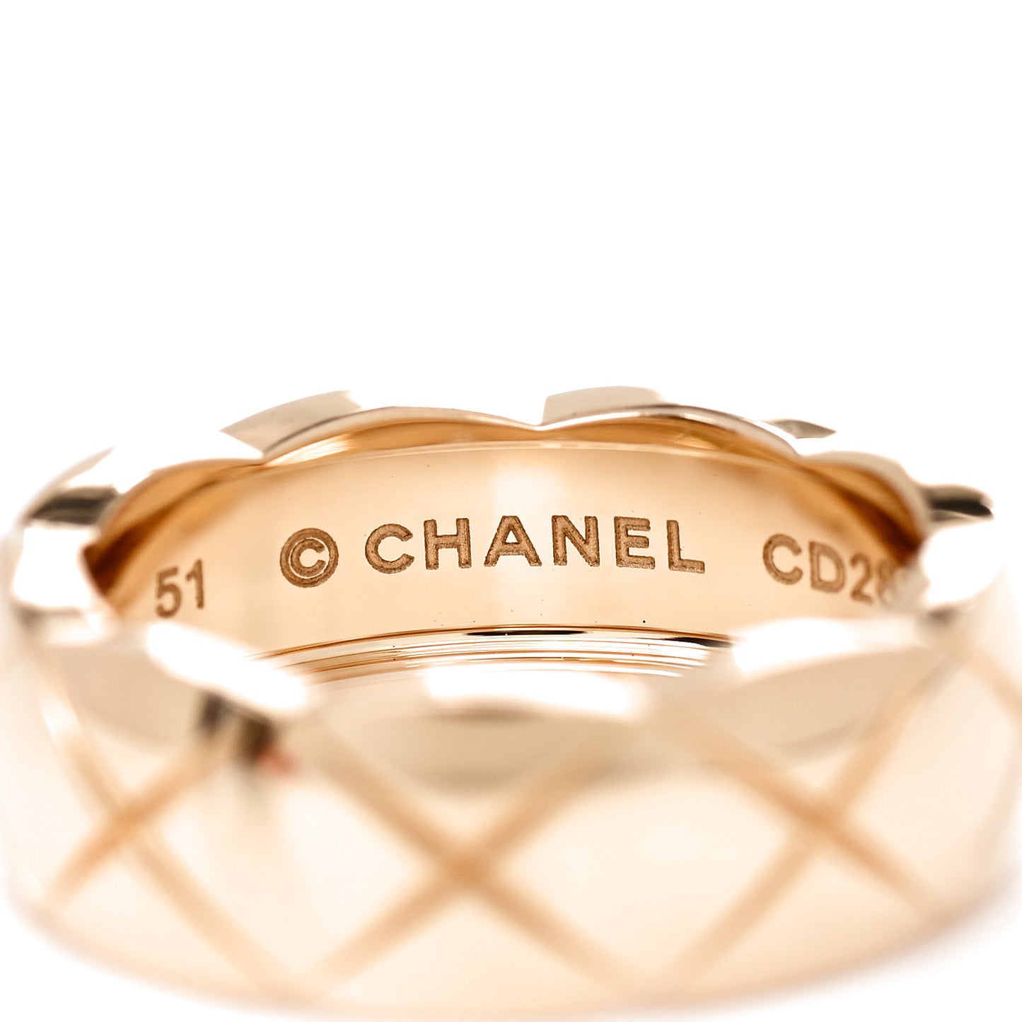 18K Yellow Gold Small Coco Crush Ring 51 5.75