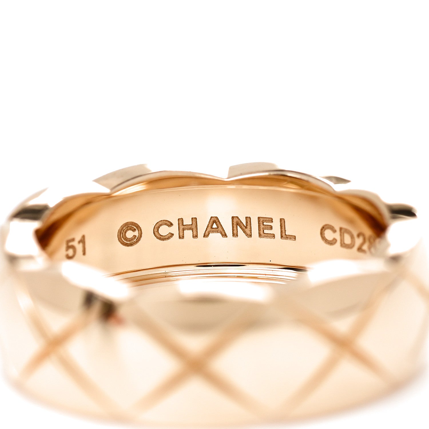 Chanel 18K Yellow Gold Small Coco Crush Ring 51 5.75 4 of 6