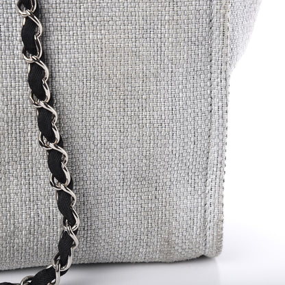 Chanel Canvas Deauville Large Tote Grey 13 of 13