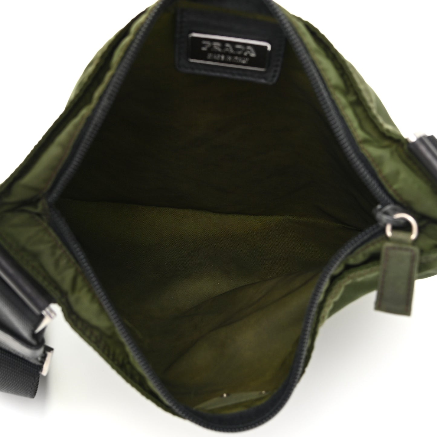 Nylon Vela Flat Messenger Bag Mimetico