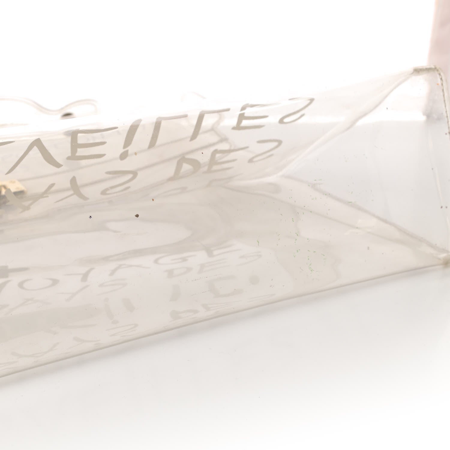 Hermes Vinyl Souvenir De L'Exposition Kelly Transparent 12 of 12