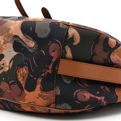 Christian Dior X Peter Doig Denim Soft Camouflage Saddle Bag 7 of 8