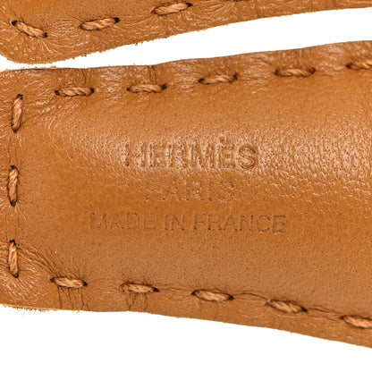 Hermes Milo Lambskin Rooroo Bag Charm Sesame Rose Sakura 3 of 4